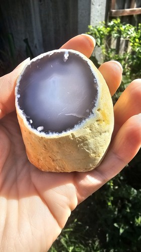 Polished agate nodule - polished,