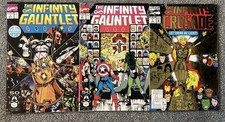 3x issues Infinity Gauntlet (#s 1 & 2, 1991) and Infinity Crusade (#1, 1993)