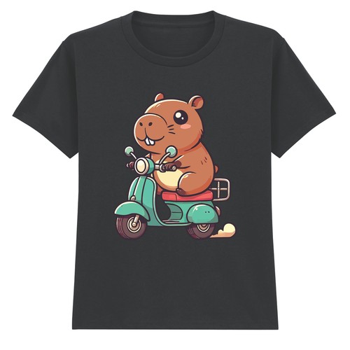 Capybara scooter boys - capybara,