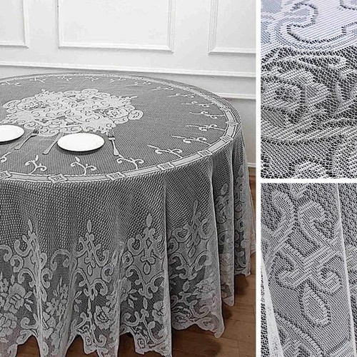 120 inch premium lace round - lace,