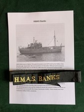 Naval Cap Tally HMAS Banks