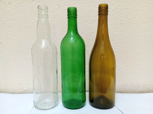 Empty glass bottles 700ml - 3,