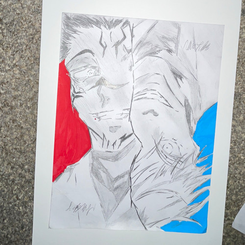 Signed ooak original pencil - original,