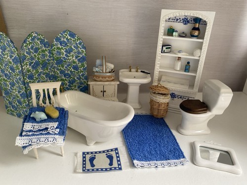 Dolls house bathroom 12th - dolls, 1/12th