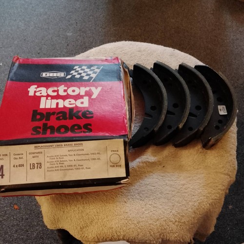 Nos axle set brake - set, shoes