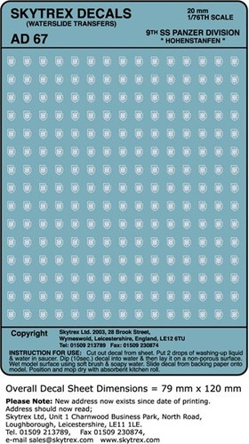 Skytrex decals german 9th - decals,