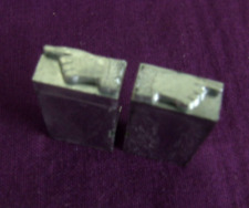 Letterpress Printing ADANA Pointing SOLID FISTS New Cast Metal Type 18 x 36pt