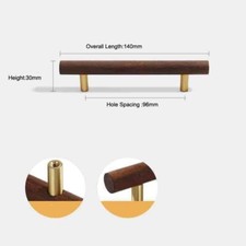 Walnut Drawer Pulls Wooden