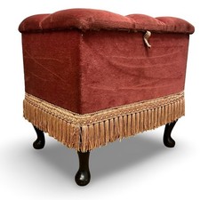 Vintage Upholstered Storage