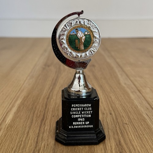 Vintage 1965 cricket trophy - 1965,