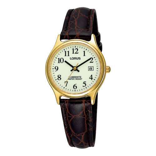 Lorus ladies leather strap - lorus,