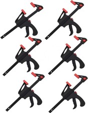 6pcs Quick Grip Clamps 4"