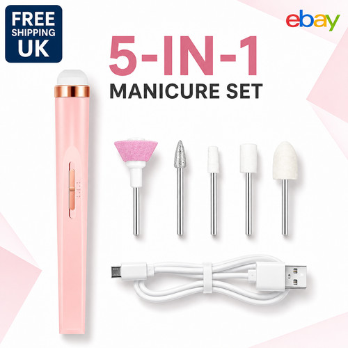 Electric nail file drill - file,