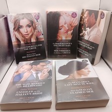 Mills & Boon Modern Book Bundle 2in1 Romance 5x Paperbacks Ex-Library 10 Stories