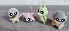 YooHoo & Friends Flocked figures, platypus,sugar glider,bush baby,lemur