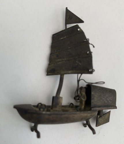 Chinese sampan junk - chinese, sailing