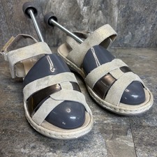 LADIES RIEKER 659L5 LEATHER LOW WEDGE HOOK & LOOP CASUAL SLINGBACK SANDALS SIZE6