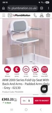 Akw Foldable Shower Seat Wall