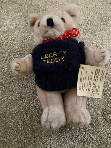 Liberty teddy bear tagged - bear,