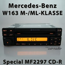 Genuine Mercedes W163 Radio Special MF2297 CD-R M ML-Class CD Car Stereo 1-DIN