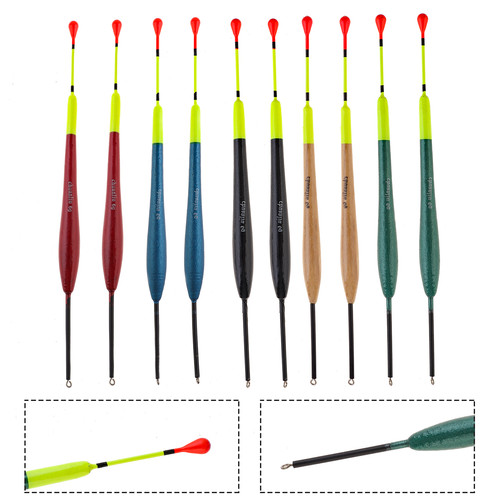 10pcs colors sea fishing - 5,
