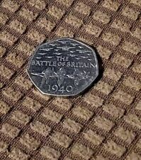 The Battle of Great Britain 1940 50p Unique coin