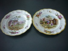 PAIR OF PLATES  DISHES FAIENCE