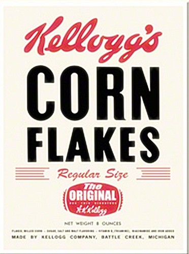 Kelloggs corn flakes old - corn,