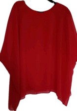 Ladies Red Lined Kaftan Style