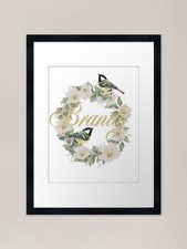 Brandy name Framed Art Print