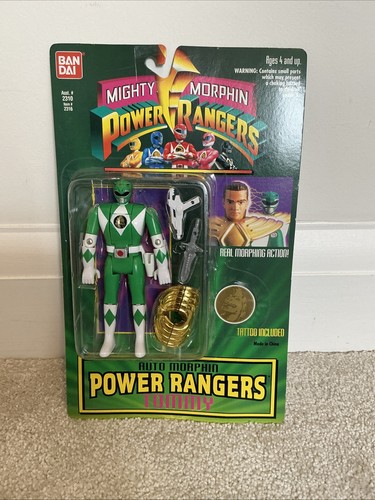 Power rangers figure green - power,