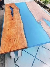 Rectangle Blue Epoxy Resin