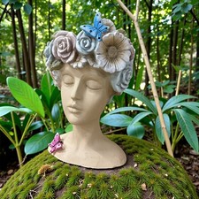 42CM Garden Lady Head Easter