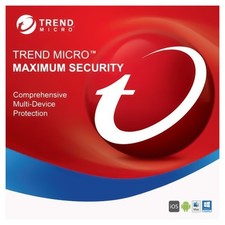 Trend Micro Maximum Security 2025 1 3 5 10 PC Devices 1 2 3 Years (EMAIL)