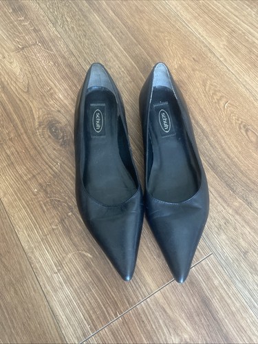 Black leather ladies winkle - leather,