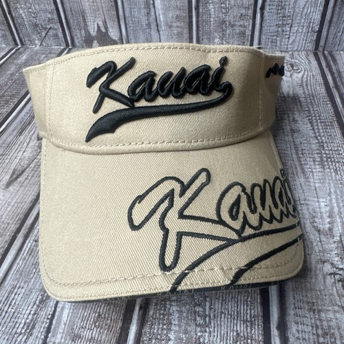Kauai strapback sun visor tan - strapback,