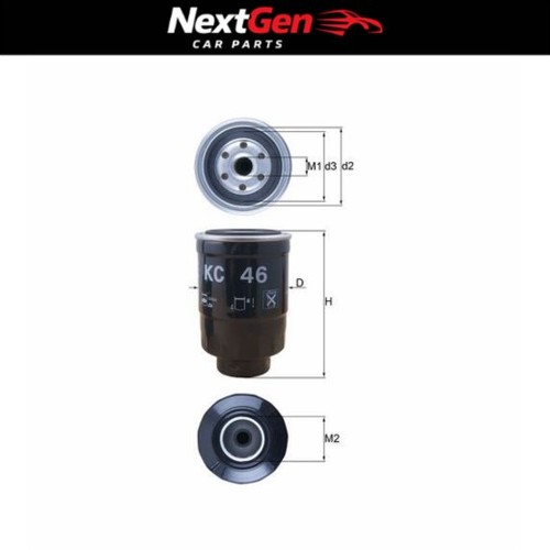 Fuel filter mahle kc46 for - fuel,