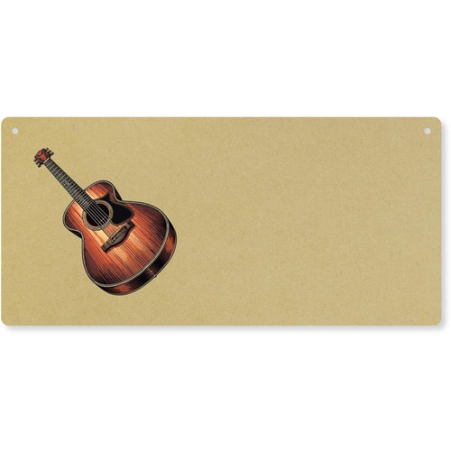 Acoustic guitar door - guitar', plaque