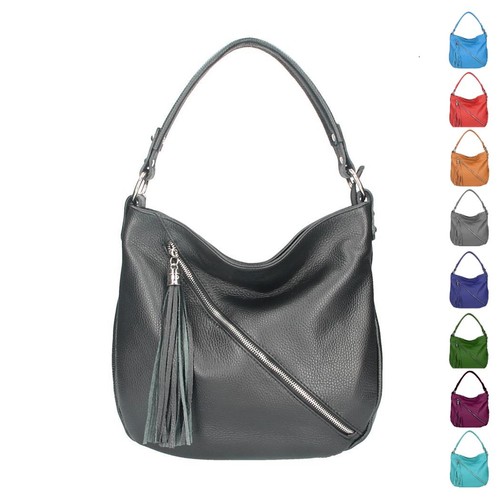 Women leather bag shopper - women's,