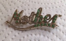 Vintage Brooch says MOTHER