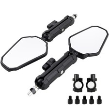 Universal Motorcycle Rear View Side Mirrors Adjustable ATV Dirt Bike Motorbike