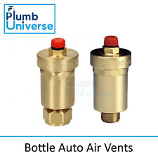 Automatic Bottle Air Vent HW CW(15mm, 1/2", 3/8") Suitable Low Loss Header, ETC.