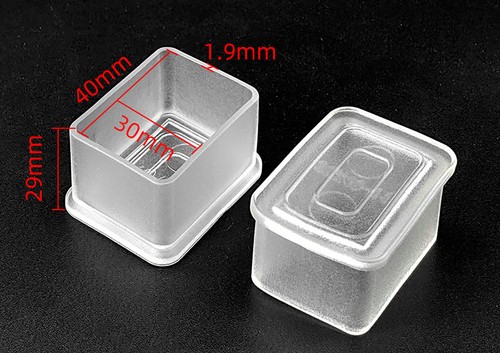 Clear rubber chair - rubber, ferrules