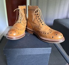 Grenson Fred Brogue Boot Tan