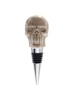 Ceramic Skull Bottle Stopper 🏴‍☠️ Gothic Wine Plug Halloween Bar Accessory