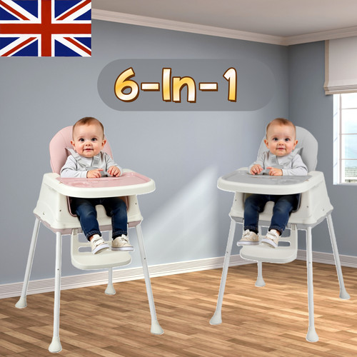 Highchair collapsible - 6-in-1,