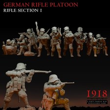 28mm WW1 German Rifle Section