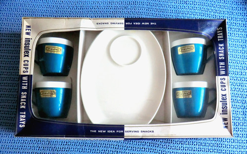 Vintage retro insulex cups - insulex, &