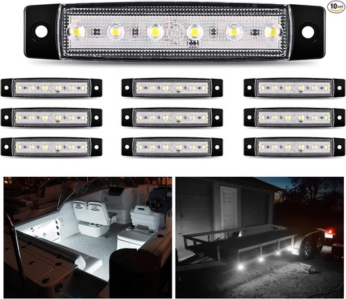 10pcs 6led white led - 10pcs,
