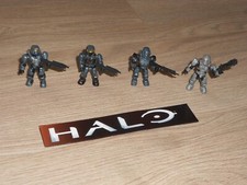 HALO Pelican Gunship Scout Palmer, plus 3 Diff Blue Steel_Mega Bloks HALO BUNDLE